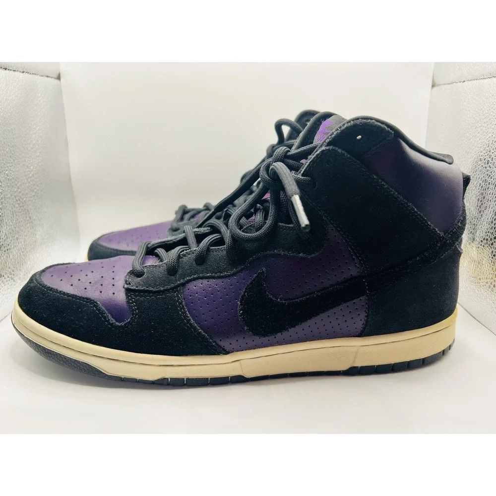 Nike‎ Dunk High Pro SB Grand Purple Black 2010 Sneakers Size 13 Shoes 305050-500